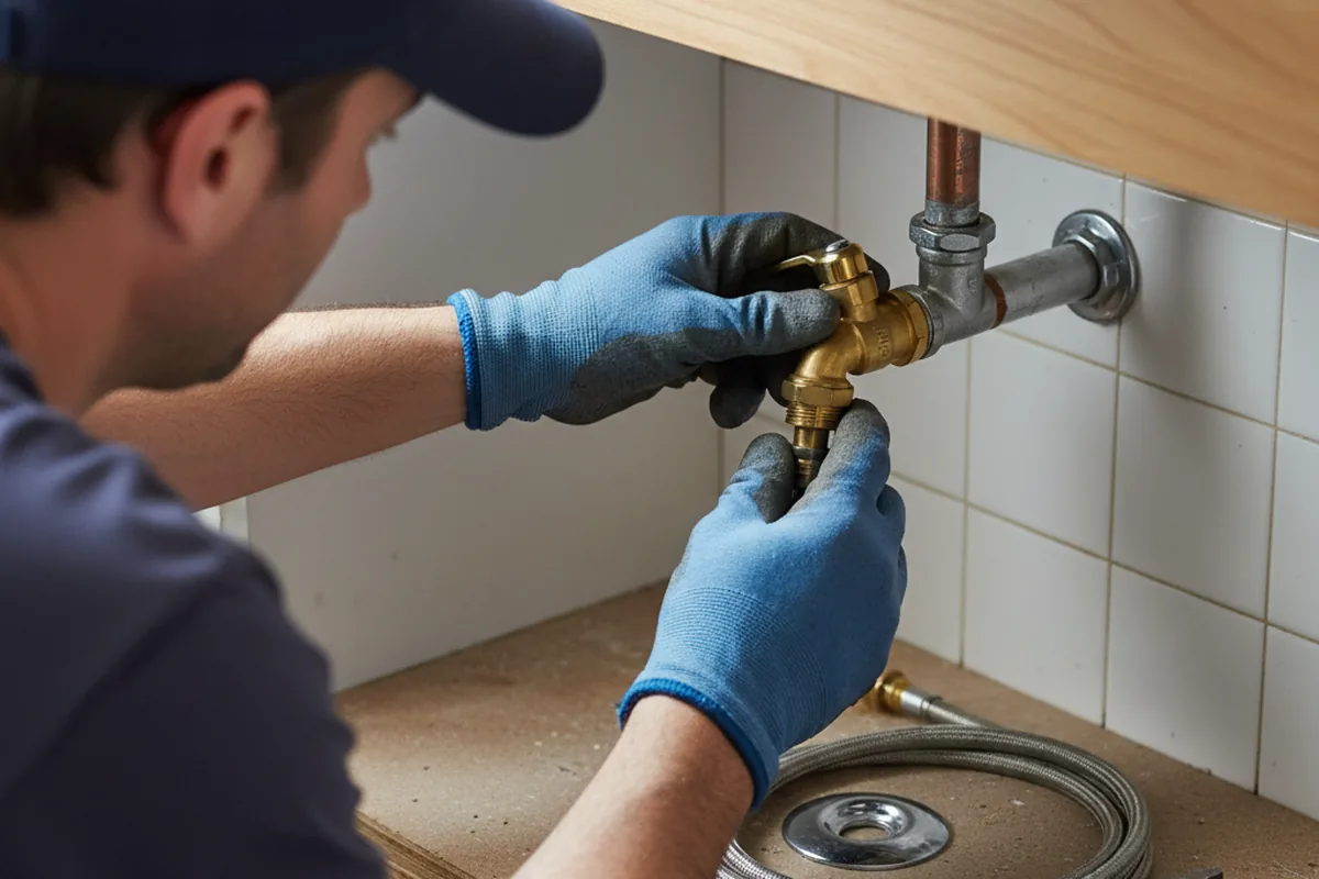 Shutoff valve and fitting work during Emergency Plumbing in Sitka